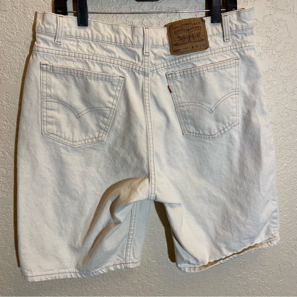 Mens vintage denim shorts Levis orange tab